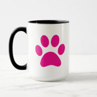 Paw Print Coffee Mug