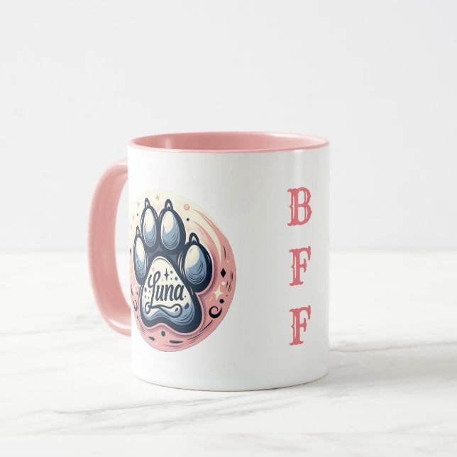 Taza Pawfecta de Luna (Anverso izquierdo)