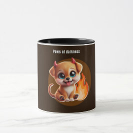 Taza Paws of Darkness Fire Glow Dog Mug – DarkAesthetic