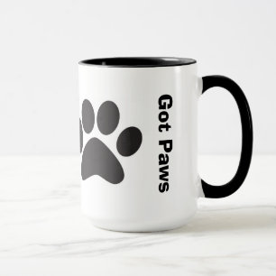 Taza Paws Ringer Mug