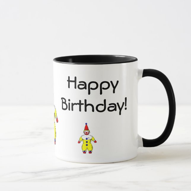 Taza Payaso del feliz cumpleaños (Derecha)