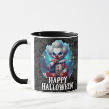 Payaso Espantoso Feliz Halloween