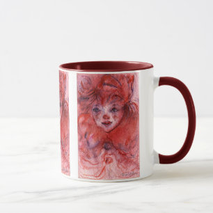 TAZA PAYASO ROJO PEQUEÑO