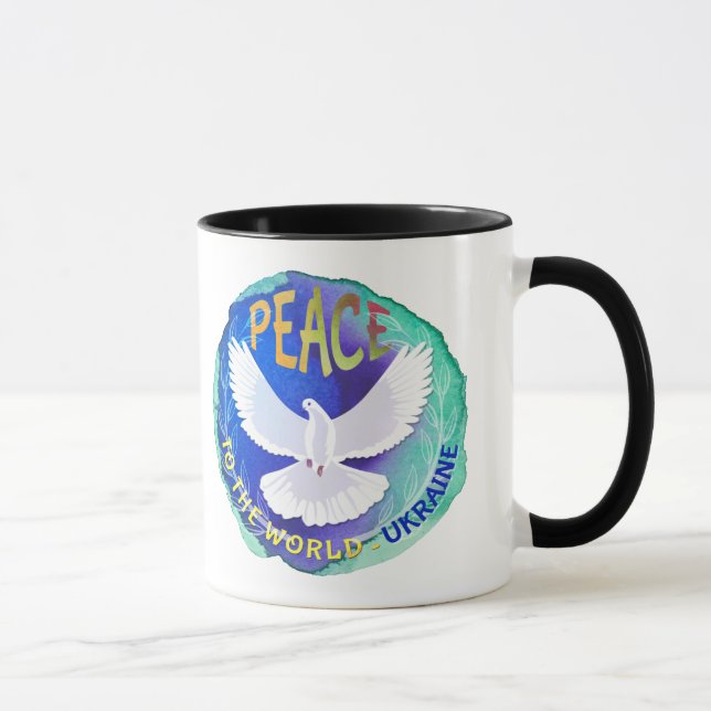 Taza Paz al mundo - Ucrania (Derecha)
