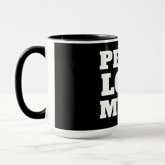 Taza Paz Amor Música (Izquierda)