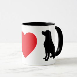 Taza Paz, amor y perros