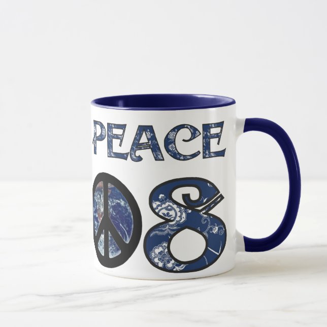 Taza Paz de mundo 2008 v1 (Derecha)
