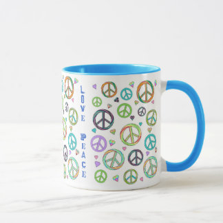 Taza Paz y amor