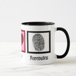 Taza Peace Love Forensics