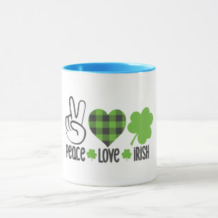 Taza Peace Love Irish-60682