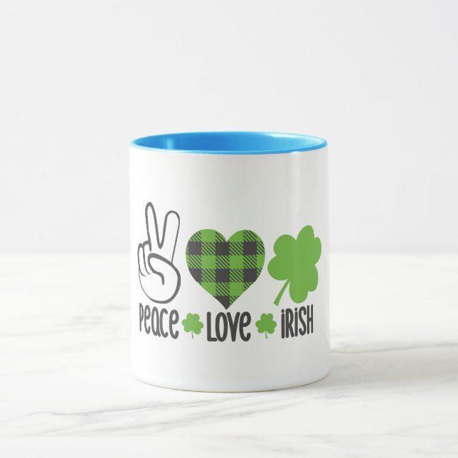 Taza Peace Love Irish-60682 (Centro)