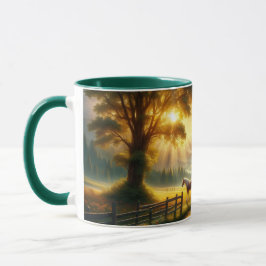 Taza Peaceful Morning Custom Horse Mug 