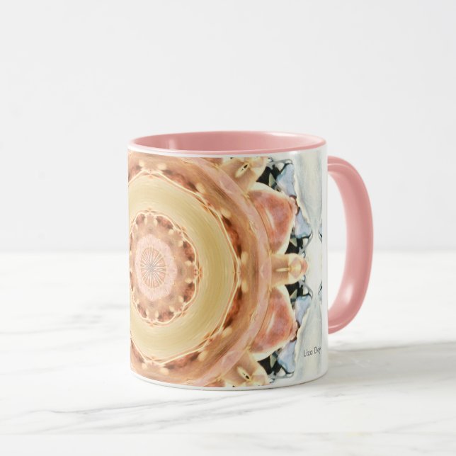Taza Peach Rosette Mug (Anverso derecho)