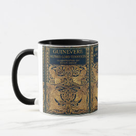 Taza Peacock Art Nouveau