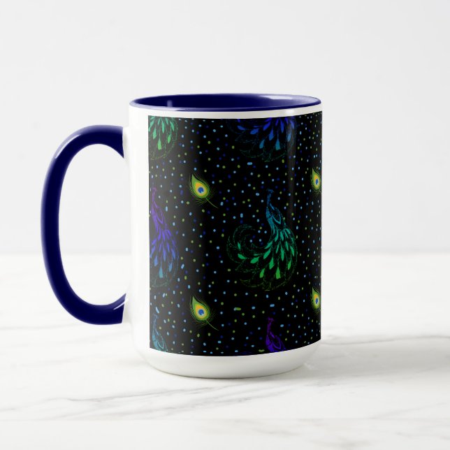 Taza Peacock Elegance (Izquierda)