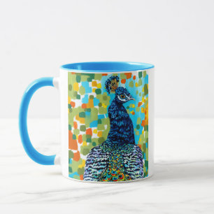 Taza Peacock II desplumado