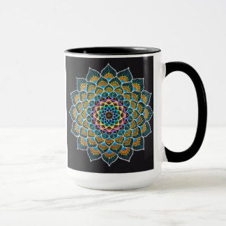 Taza Peacock Mandala Mug
