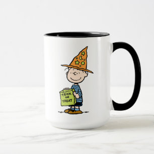 Taza Peanuts Linus Mago Truco o Trato