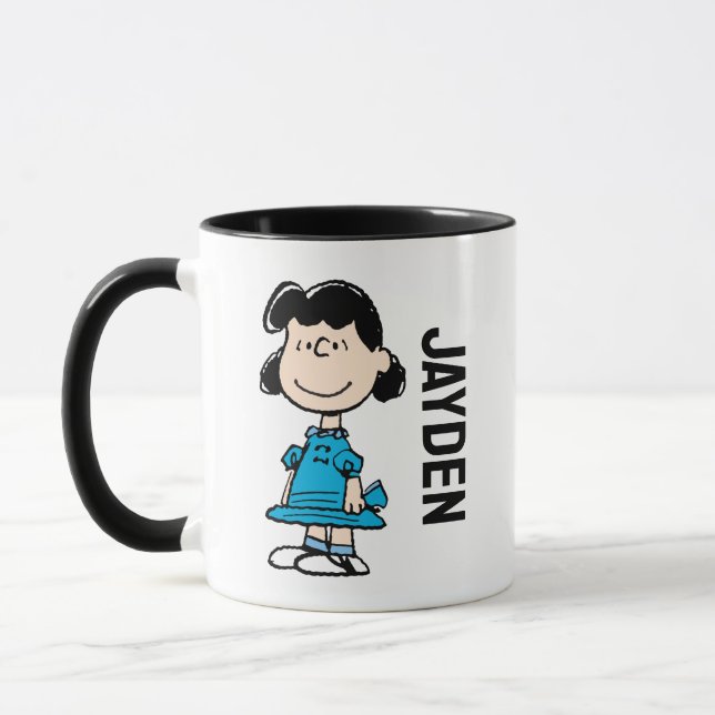 Taza PEANUTS | Lucy | Añadir su nombre (Izquierda)