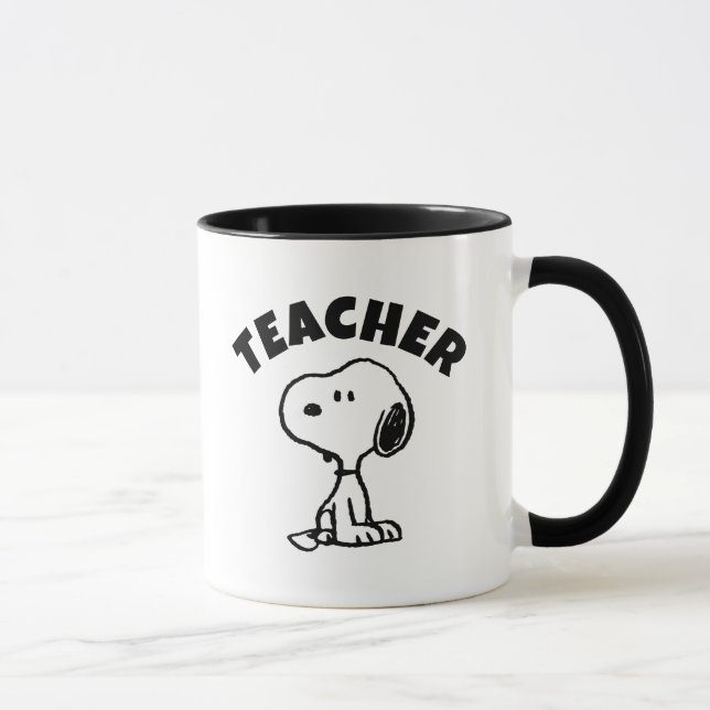 Taza Peanuts | Snoopy Turns Teacher (Derecha)