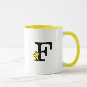Taza PEANUTS Woodstock Monograma F