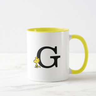 Taza PEANUTS   Woodstock   Monograma G