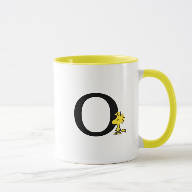 Taza PEANUTS | Woodstock | Monograma O (Derecha)