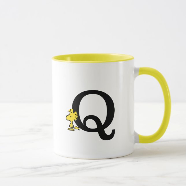 Taza PEANUTS | Woodstock | Monograma Q (Derecha)