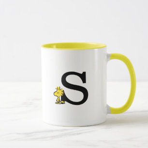 Taza PEANUTS Woodstock Monograma S