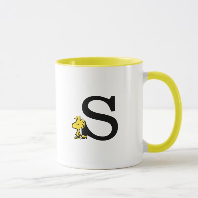 Taza PEANUTS | Woodstock | Monograma S (Derecha)