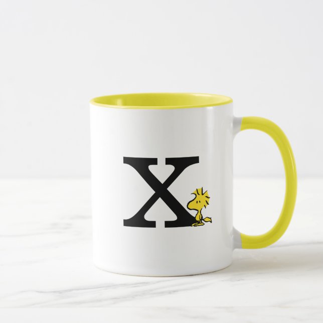 Taza PEANUTS | Woodstock | Monograma X (Derecha)