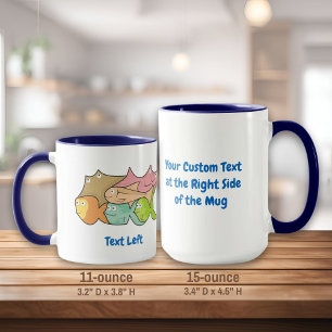 Taza Peces personalizado mug