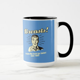 Taza Pechos: Ayudando a evitar contacto visual