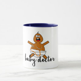 Taza pediatra bebé médica de medicina cachorro divertid
