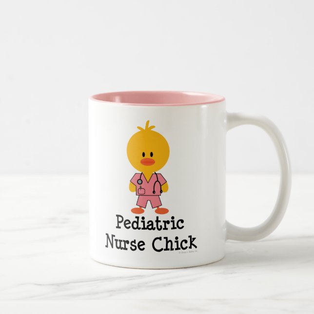 Taza pediátrica del polluelo de la enfermera (Derecha)