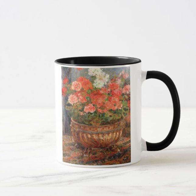 Taza Pedro geranios de Renoir un | en un lavabo de (Derecha)