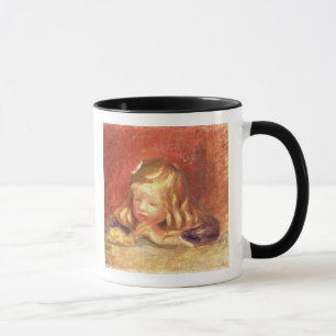 Taza Pedro un Coco de Renoir el en la tabla