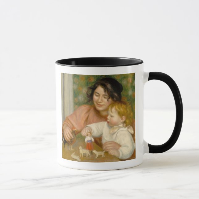 Taza Pedro un niño de Renoir el | con los juguetes (Derecha)