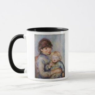 Taza Pedro una maternidad de Renoir el  , niño con una