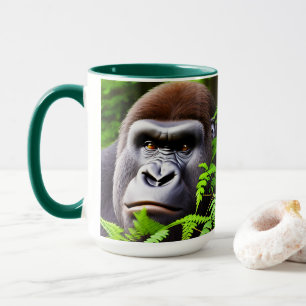 Taza Peekaboo Gorilla, café combinado Mug