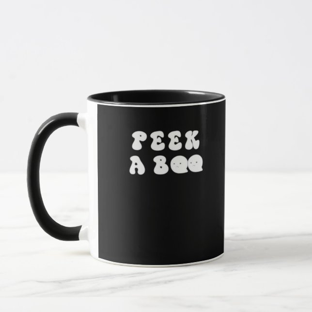 Taza Peekaboo Spooky Slogan (Izquierda)