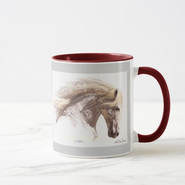 Taza PEGASUS STALLION HORSE Fantasy Art Mug (Derecha)