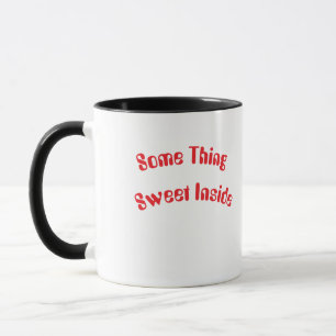 Taza Pegatina "Algo Dulce Dentro" – Tipografía Adorable