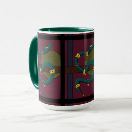 Taza Pegatina Carré Snake