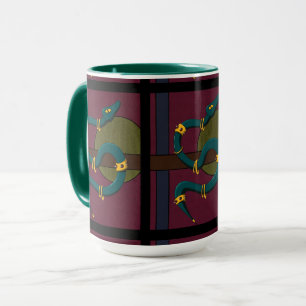 Taza Pegatina Carré Snake