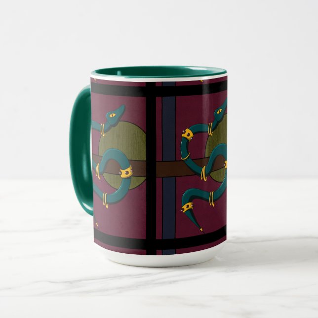 Taza Pegatina Carré Snake (Anverso izquierdo)