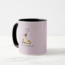 Pegatina de gato adorable estirándose para amantes