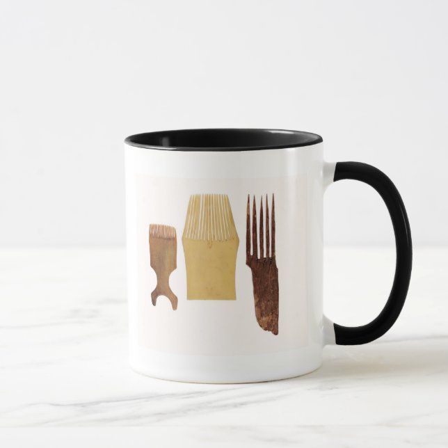 Taza Peines del Inuit, de la costa americana del (Derecha)