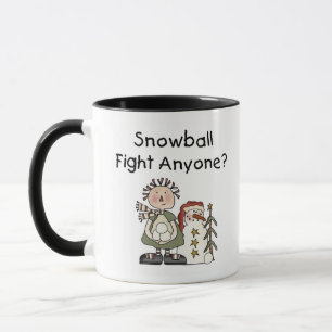 Taza Pelea de bolas de nieve