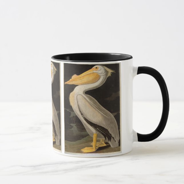 Taza Pelican blanco, John James Audubon (Derecha)